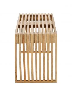 Sitzbank Rib aus Teakholz, B 104 x H 43 cm -Flur & Diele Verkäufe Sitzbank Rib aus Teakholz 5