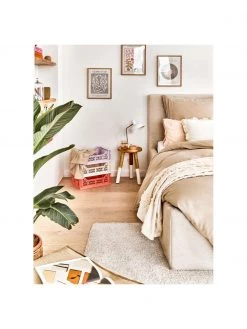 Skandi Hocker Brocsy aus Holz, B 30 x H 44 cm -Flur & Diele Verkäufe Skandi Hocker Brocsy aus Holz 5