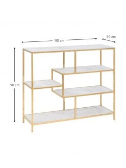 Standregal Aruba in Marmor-Optik, B 110 x H 90 cm -Flur & Diele Verkäufe Standregal Aruba in Marmor Optik 2