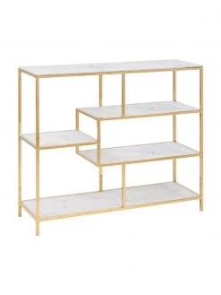 Standregal Aruba in Marmor-Optik, B 110 x H 90 cm