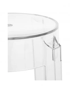 Kartell Transparenter Hocker Charles Ghost, Ø 39 x H 46 cm -Flur & Diele Verkäufe Transparenter Hocker Charles Ghost 4