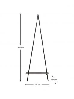 Nordal Wand-Garderobe Ravi mit Kleiderstange und Ablage, B 64 x H 180 cm -Flur & Diele Verkäufe Wand Garderobe Ravi mit Kleiderstange und Ablage 2