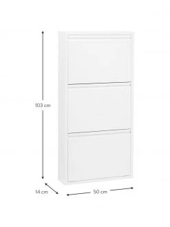 Kare Design Wand-Schuhschrank Caruso mit 3 Klappfächern, B 50 x H 103 cm -Flur & Diele Verkäufe Wand Schuhschrank Caruso mit 3 Klappfachern 14