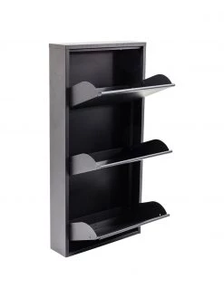 Kare Design Wand-Schuhschrank Caruso mit 3 Klappfächern, B 50 x H 103 cm -Flur & Diele Verkäufe Wand Schuhschrank Caruso mit 3 Klappfachern 4