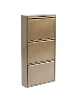Kare Design Wand-Schuhschrank Caruso mit 3 Klappfächern, B 50 x H 103 cm