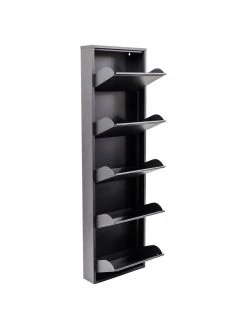 Kare Design Wand-Schuhschrank Caruso mit 5 Klappfächern, B 50 x H 170 cm -Flur & Diele Verkäufe Wand Schuhschrank Caruso mit 5 Klappfachern 16