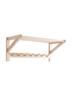 Jotex Wandgarderobe Cole mit Hutablage aus Kiefernholz, B 75 x H 32 cm