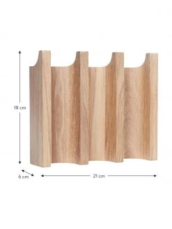 Kristina Dam Wandgarderobe Column aus Eichenholz, B 21 x H 18 cm -Flur & Diele Verkäufe Wandgarderobe Column aus Eichenholz 2