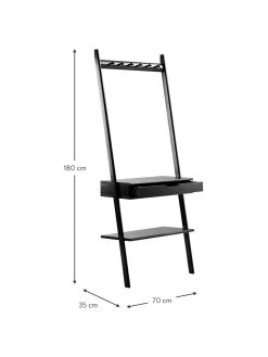 Wandgarderobe Noble aus Holz, B 70 x H 180 cm -Flur & Diele Verkäufe Wandgarderobe Noble aus Holz 2