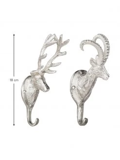 Wandhaken-Set Jupiter, 2-tlg., H 18 cm -Flur & Diele Verkäufe Wandhaken Set Jupiter 2 tlg 2