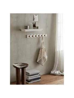 Nordal XL Garderobenleiste Edgy aus Holz, B 90 x H 7 cm -Flur & Diele Verkäufe XL Garderobenleiste Edgy aus Holz 6