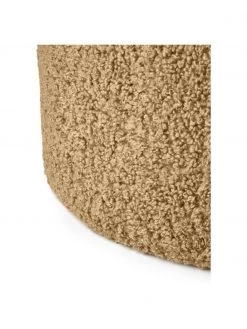 Westwing Collection XL Teddy-Hocker Alida mit Stauraum in Braun, Ø 70 x H 42 cm -Flur & Diele Verkäufe XL Teddy Hocker Alida mit Stauraum in Braun 4