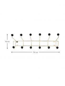 Present Time XL Wandgarderobe Saturnus aus Metall, B 54 x H 16 cm 6 Present Time XL Wandgarderobe Saturnus aus Metall, B 54 x H 16 cm -Flur & Diele Verkäufe XL Wandgarderobe Saturnus aus Metall 2